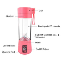Load image into Gallery viewer, Portable USB Blender
