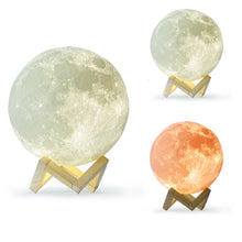 Load image into Gallery viewer, Rechargeable Moon Lamp