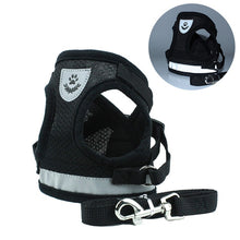Load image into Gallery viewer, Reflective Pet Dog Harness and Leash Set