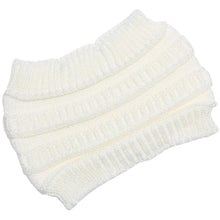 Load image into Gallery viewer, Large Opening Winter Knitted Ponytail Beanie