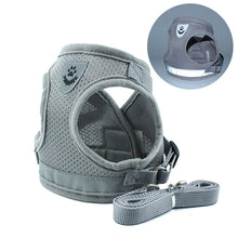 Load image into Gallery viewer, Reflective Pet Dog Harness and Leash Set
