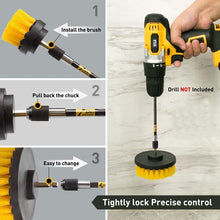 Load image into Gallery viewer, 4 piece Drill Brush Attachment Kit