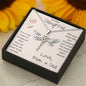 To Our Daughter Dragonfly Necklace - Mom & Dad
